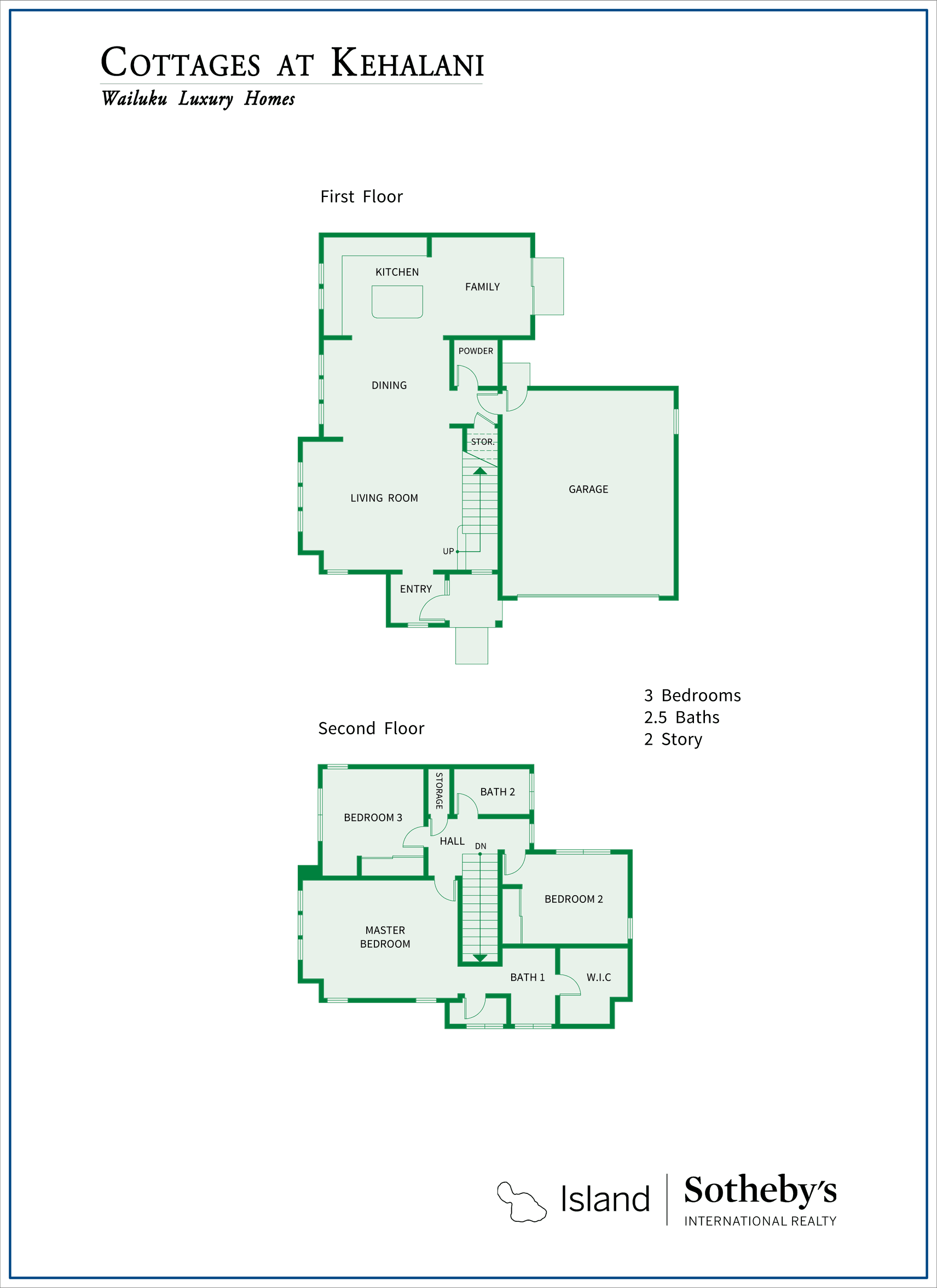 Cottages at Kehalani Floor Plan