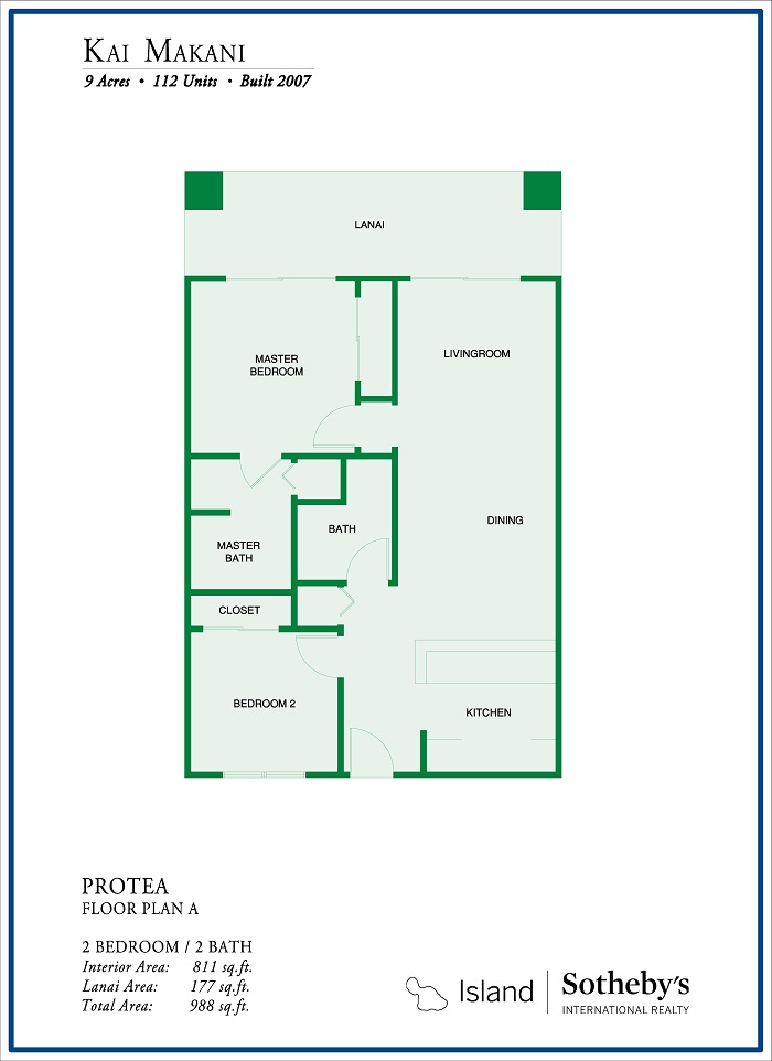 Kai Makani Protea Floor Plan